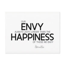 KVOTER: Heraclitus: Avund varar alltid längre