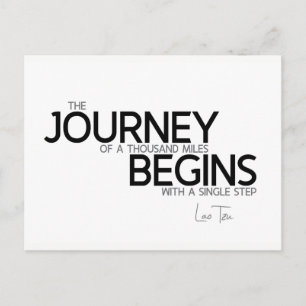 KVOTER: Lao Tzu: 10000000 Journey Vykort