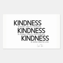 KVOTER: Lao Tzu: Kindness