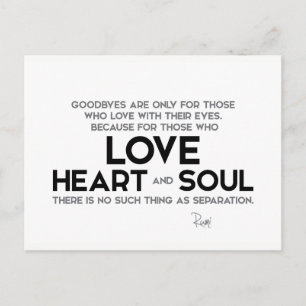 KVOTER: Rumi: Goodbyes, separation Vykort