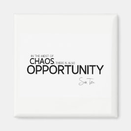 KVOTER: Sol Tzu: mitt i kaoset: möjlighet: Magnet