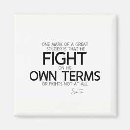 KVOTER: Sol Tzu: Underbar soldat Magnet