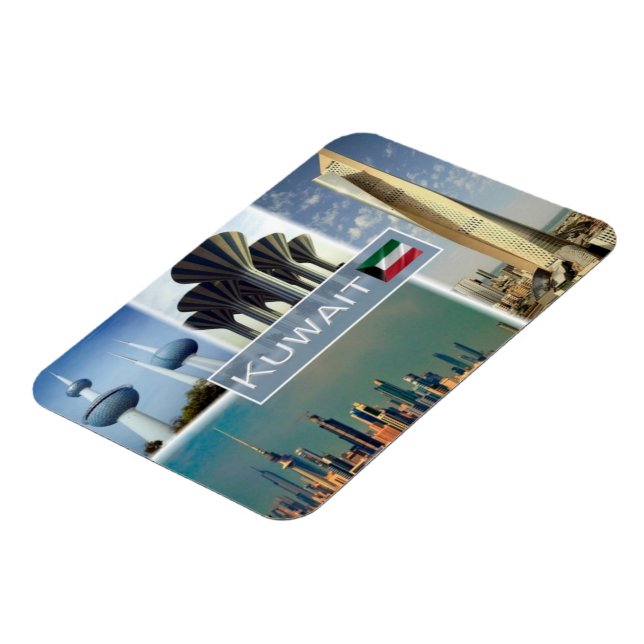 KW - Kuwait - Vatten Torn - Magnet (Vänstra Sidan)