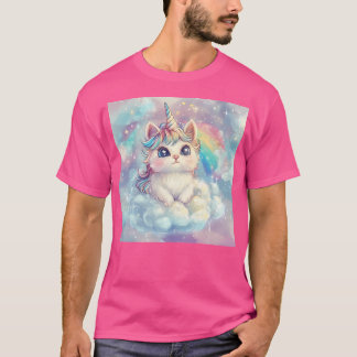 Kwaii Cat Unicorn T Shirt