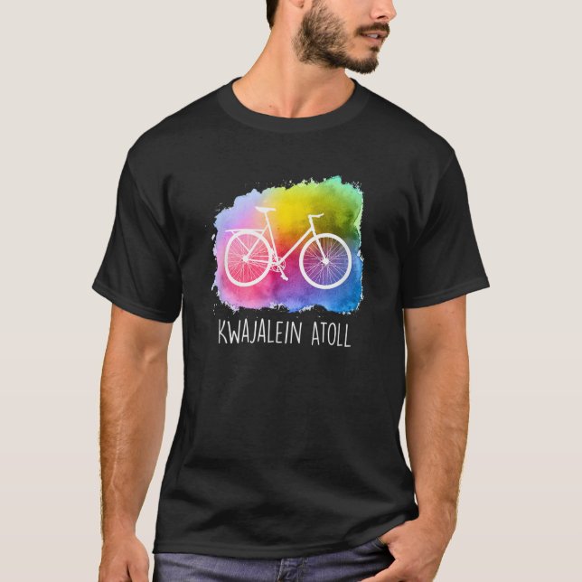 Kwajalein Afee Bicycle Family Vacation Marshall I T Shirt (Framsida)