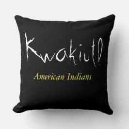 Kwakiutl Indian tribu T-Shirt Kudde