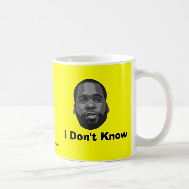 Kwame Kilpatrick:  Jag vet inte Kaffemugg (Höger)