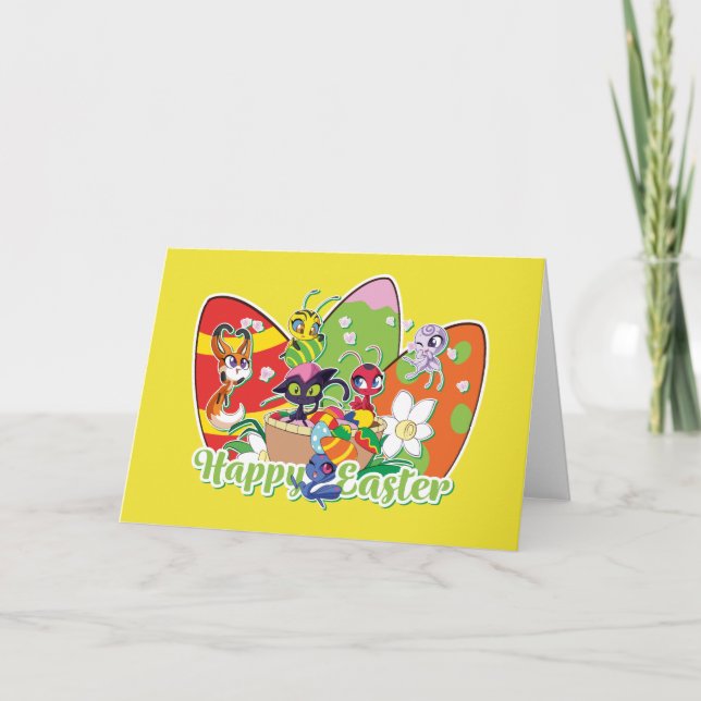 Kwamis Glad påsk Kort (Framsida)