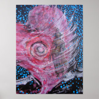 Kwan Yin är gudinna och medlidande Poster