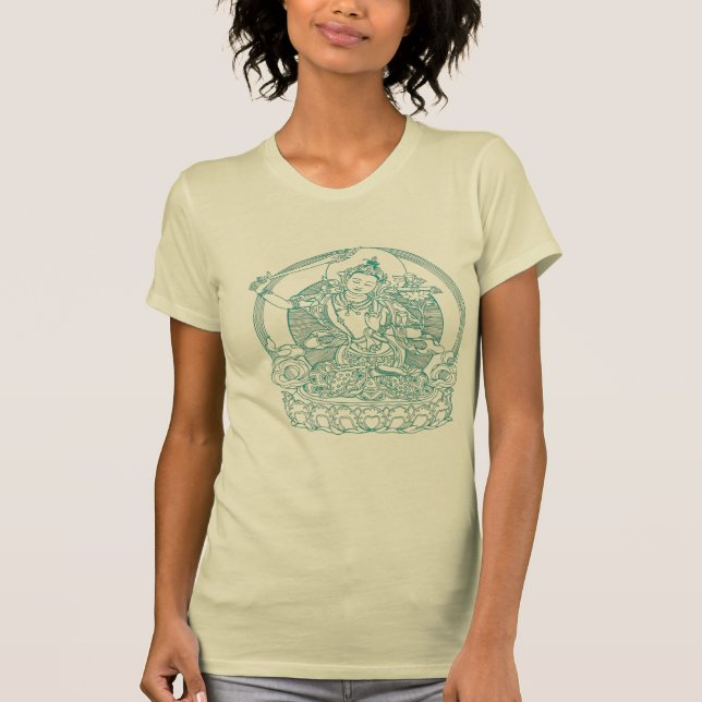 Kwan Yin den kvinnliga Buddhaen T Shirt (Framsida)