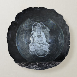 Kwan Yin Goddess of Compassion Pillow Rund Kudde