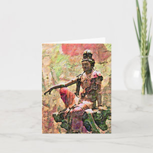 Kwan Yin noterar kortet Kort