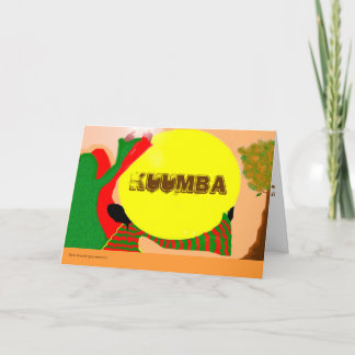 KWANZA   - HÄLSNINGKORT HELGKORT