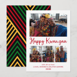 Kwanzaa 4 Foto Julkort