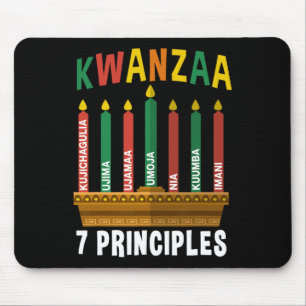 Kwanzaa 7 Principer Candles Kinara Pan Africans P Musmatta