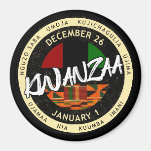 Kwanzaa 7 principer magnet