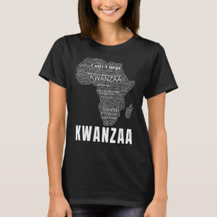 Kwanzaa Afrika Seven Principles of African America T Shirt