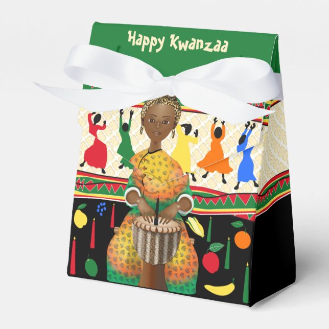 Kwanzaa afrikansk amerikansk Helgdag Presentaskar (Framsidan Sidan)