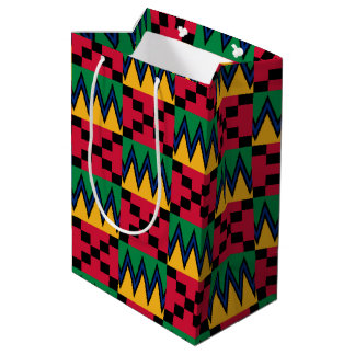 Kwanzaa afrikansk geometrisk utskrift (4)