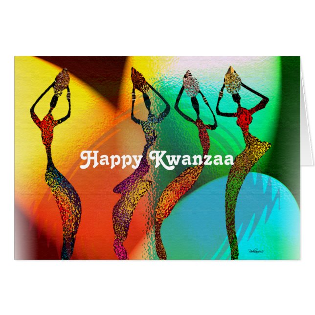 Kwanzaa anda hälsningskort (Framsidan Horizontal)