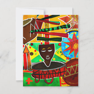 Kwanzaa Anteckningskort