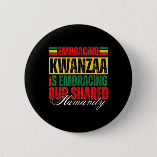 Kwanzaa är vårt gemensamma humanistiska afrikanskt knapp