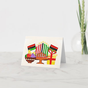 Kwanzaa-bordsmålning Kort
