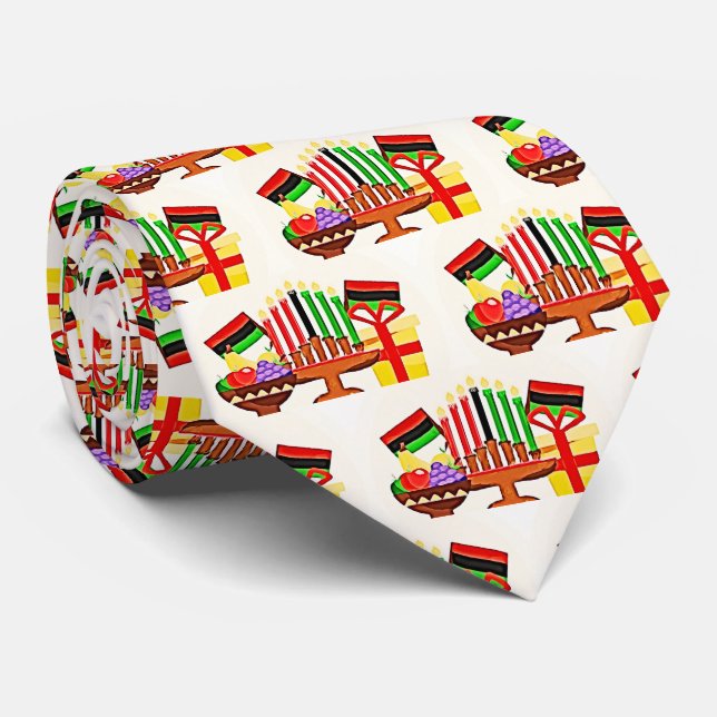 Kwanzaa Bordsmålning Slips (Rullad)
