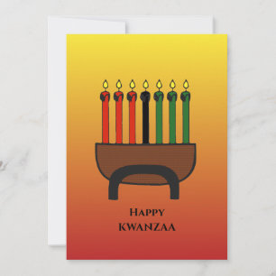 Kwanzaa Candles Julkort