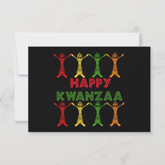 Kwanzaa Dancers OSA Kort (Framsida)
