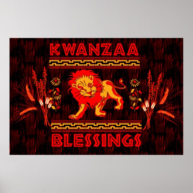 Kwanzaa Dancers Poster (Framsidan)
