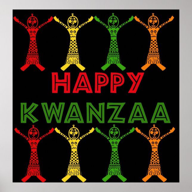 Kwanzaa Dancers Poster (Framsidan)