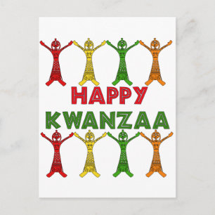 Kwanzaa Dancers Vykort
