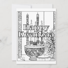 Kwanzaa-design Julkort