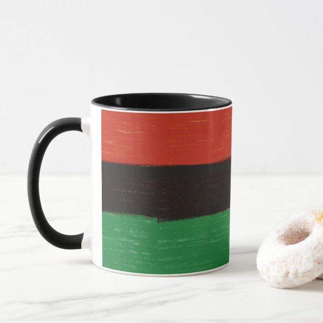Kwanzaa Färg Mugg (Med munk)