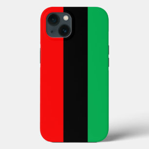 Kwanzaa Färg Red Black Grönt Rand Mönster