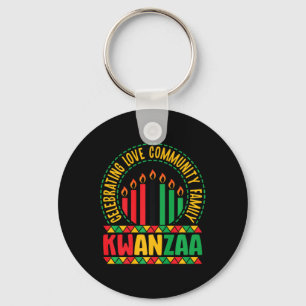 Kwanzaa - Firande av Kärlek Community& Family Nyckelring