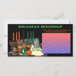 Kwanzaa fotokort julkort