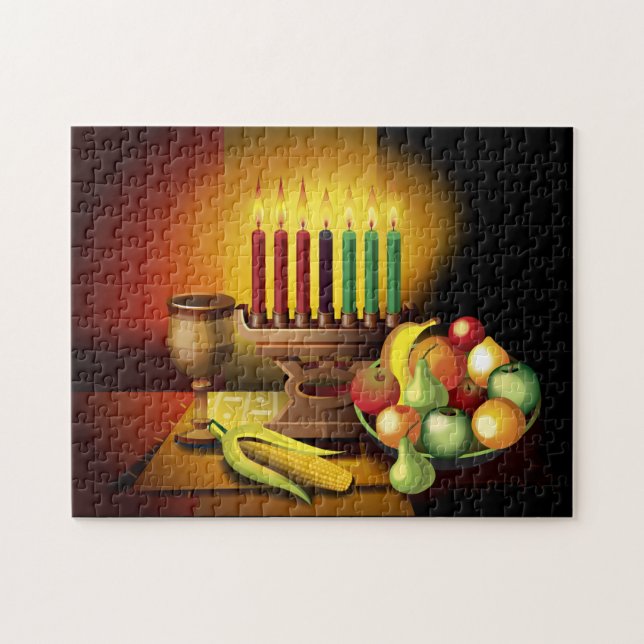 Kwanzaa fotopussel (Horisontell)