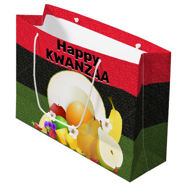 Kwanzaa Fruit Cornucopia (Framsidan Vinklad)
