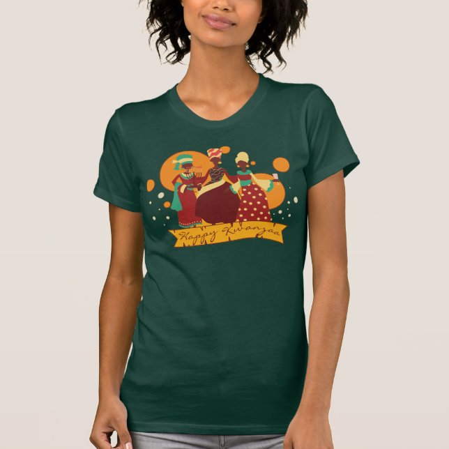 Kwanzaa Gathering T Shirt (Framsida)