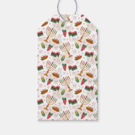 Kwanzaa Gift Märkres Presentetikett