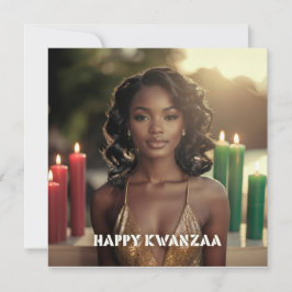 KWANZAA - GLAD KWANZAA - JULKORT