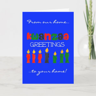 Kwanzaa Hälsning Card Helgkort