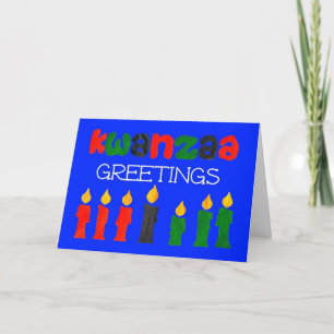 Kwanzaa Hälsning Card Helgkort