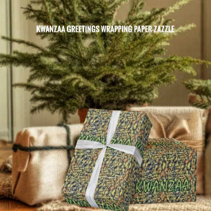 Kwanzaa Hälsning Presentpapper