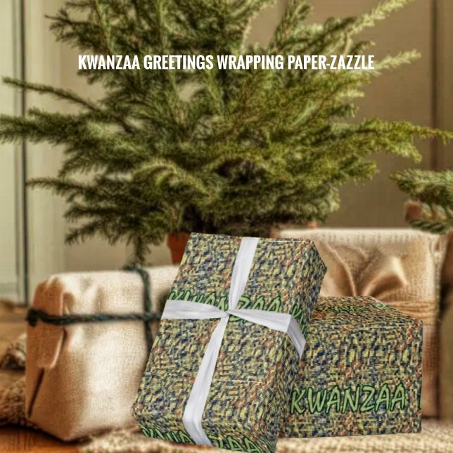 Kwanzaa Hälsning Presentpapper (Skapare uppladdad)