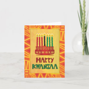 Kwanzaa hälsningskort - Enhet och fred Helgkort