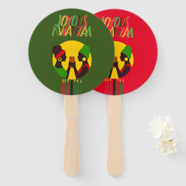 Kwanzaa Hand Fläkt - Partiets favör
