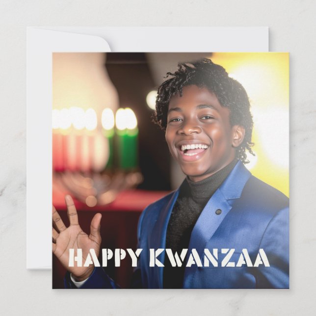  KWANZAA - HAPPY KWANZAA - (Framsida)